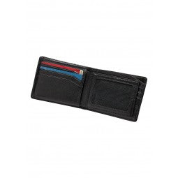 NIXON PORTE-FEUILLE CUIR PASS COIN Black