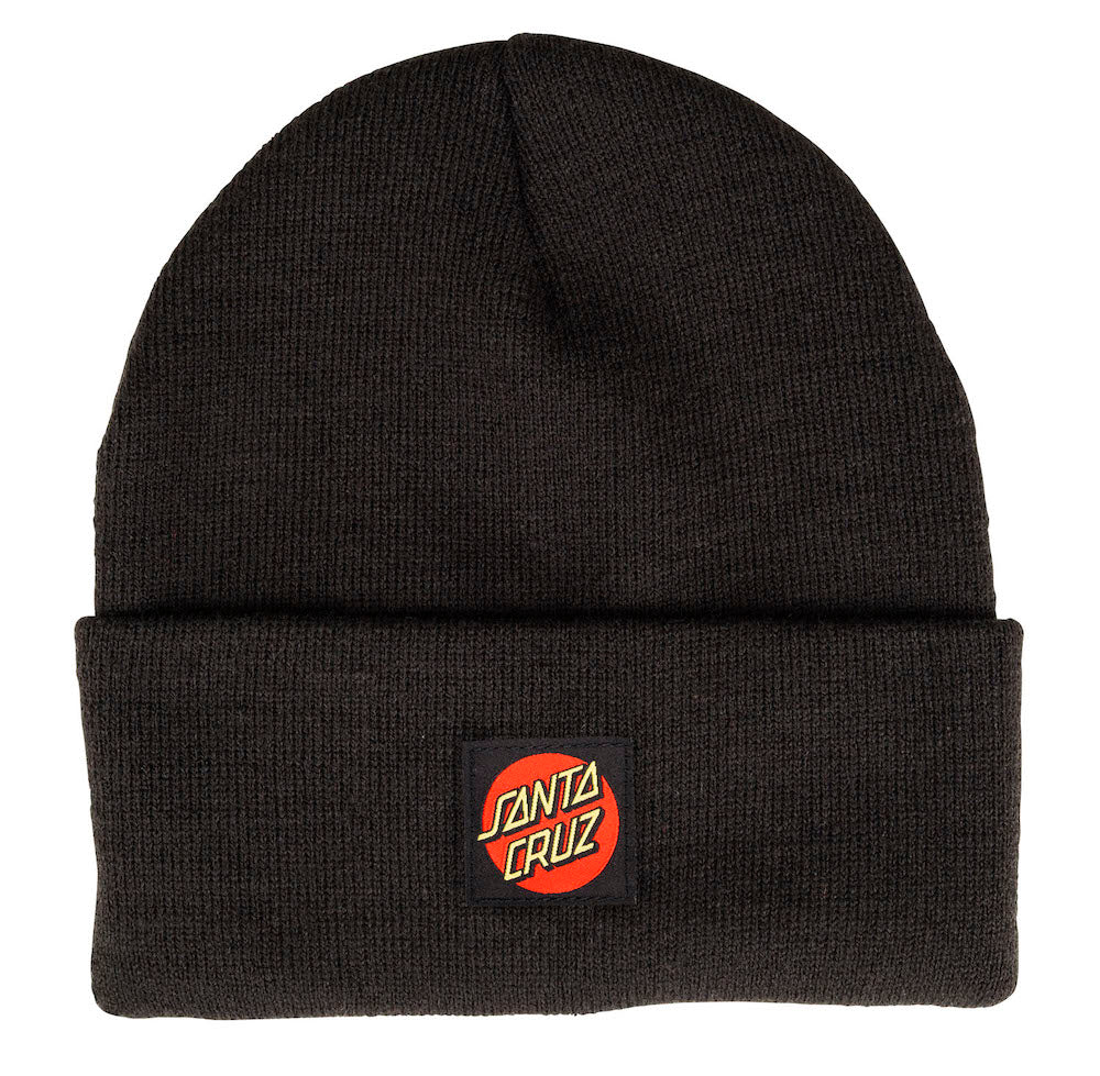 SANTA CRUZ BONNET CLASSIC DOT BEANIE Black