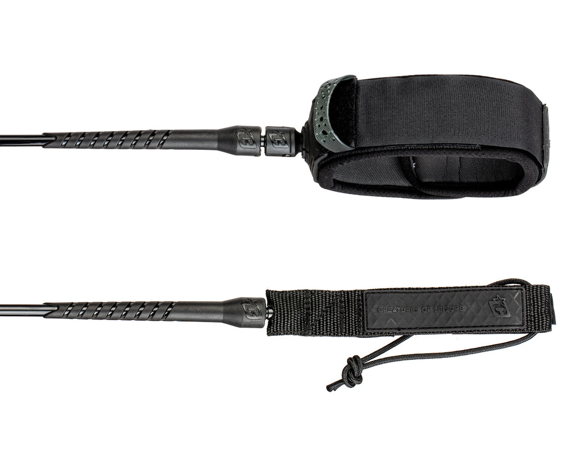 CREATURES LEASH SURF PRO 6' Black