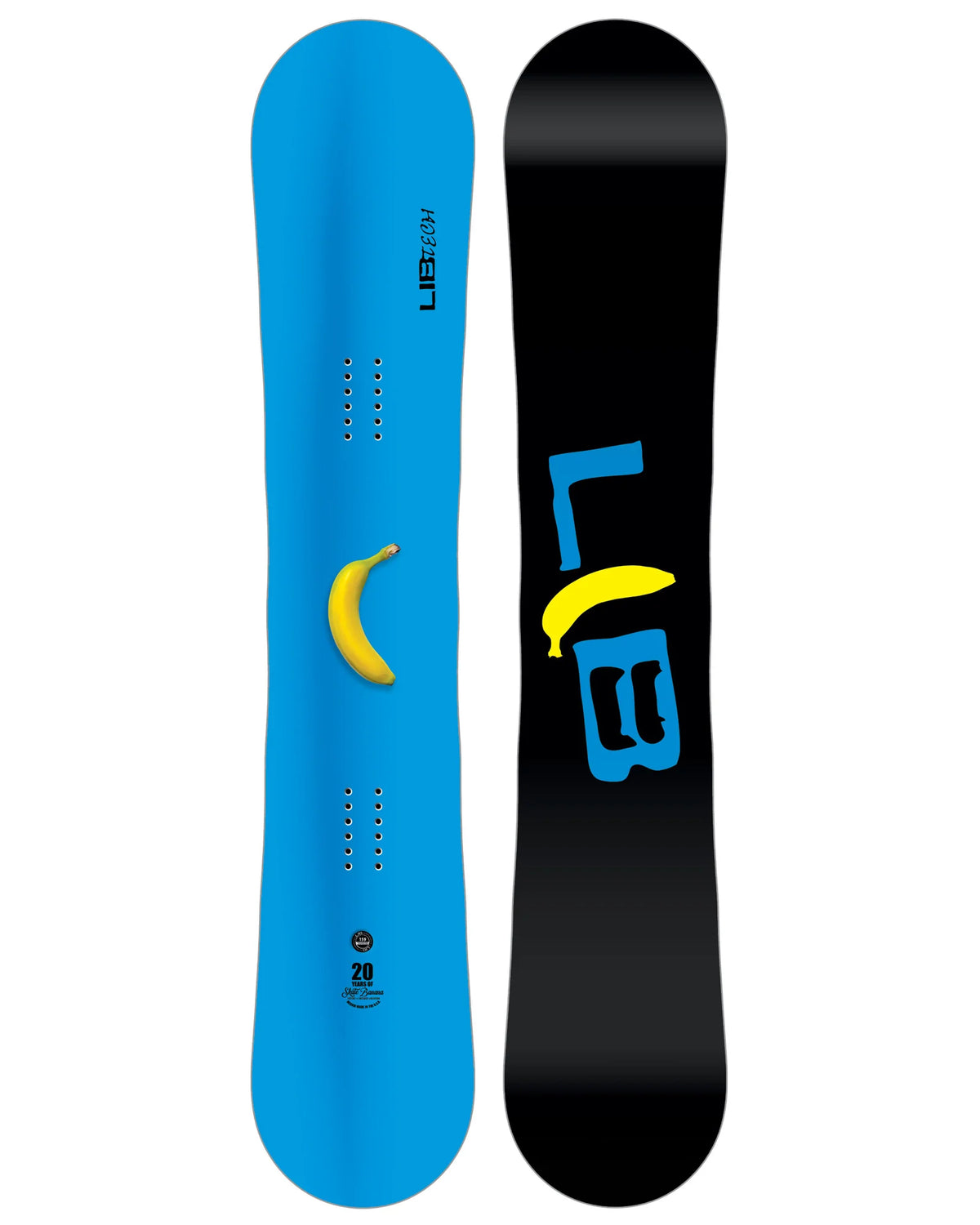 Lib Tech Snowboard Skate Banana 153 Cm Wide Limited Edition 20 Ans