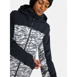 BURTON FEMME VESTE DE NEIGE PROWESS JACKET 2.0 True Black/Zebra Camo