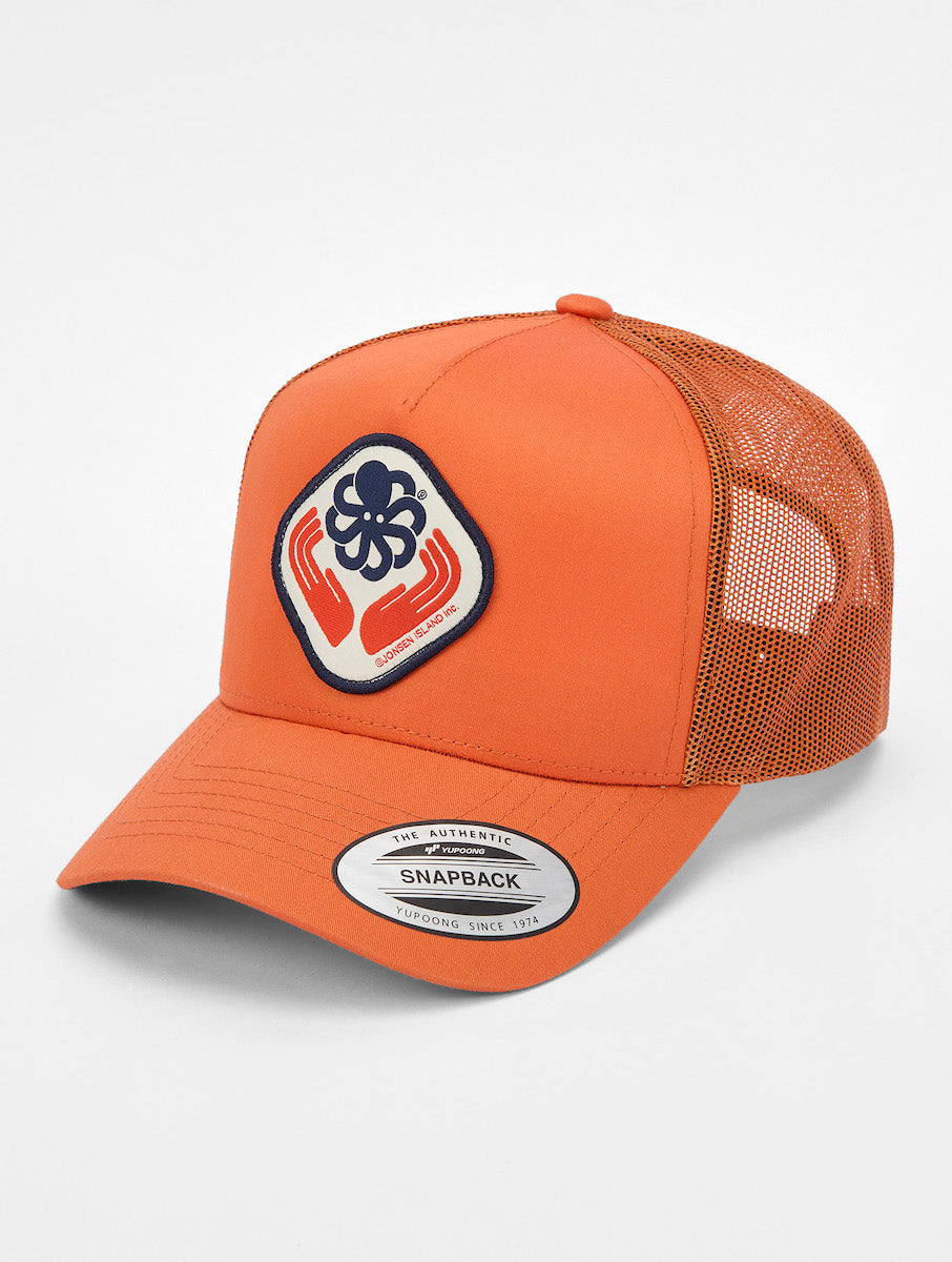 JONSEN ISLAND CASQUETTE TRUCKER FUTURE Red