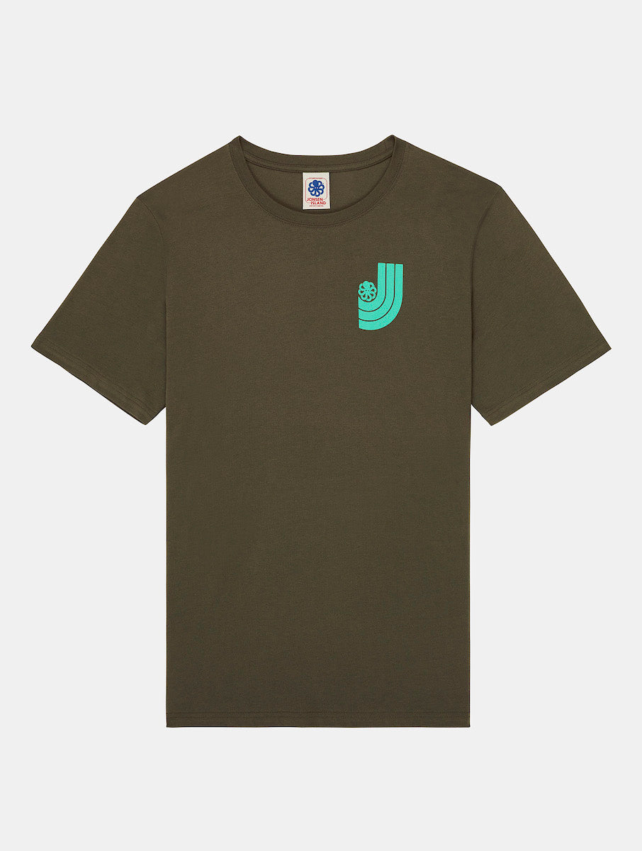 JONSEN ISLAND TEE SHIRT CLASSIC DOUBLE J Chocolate