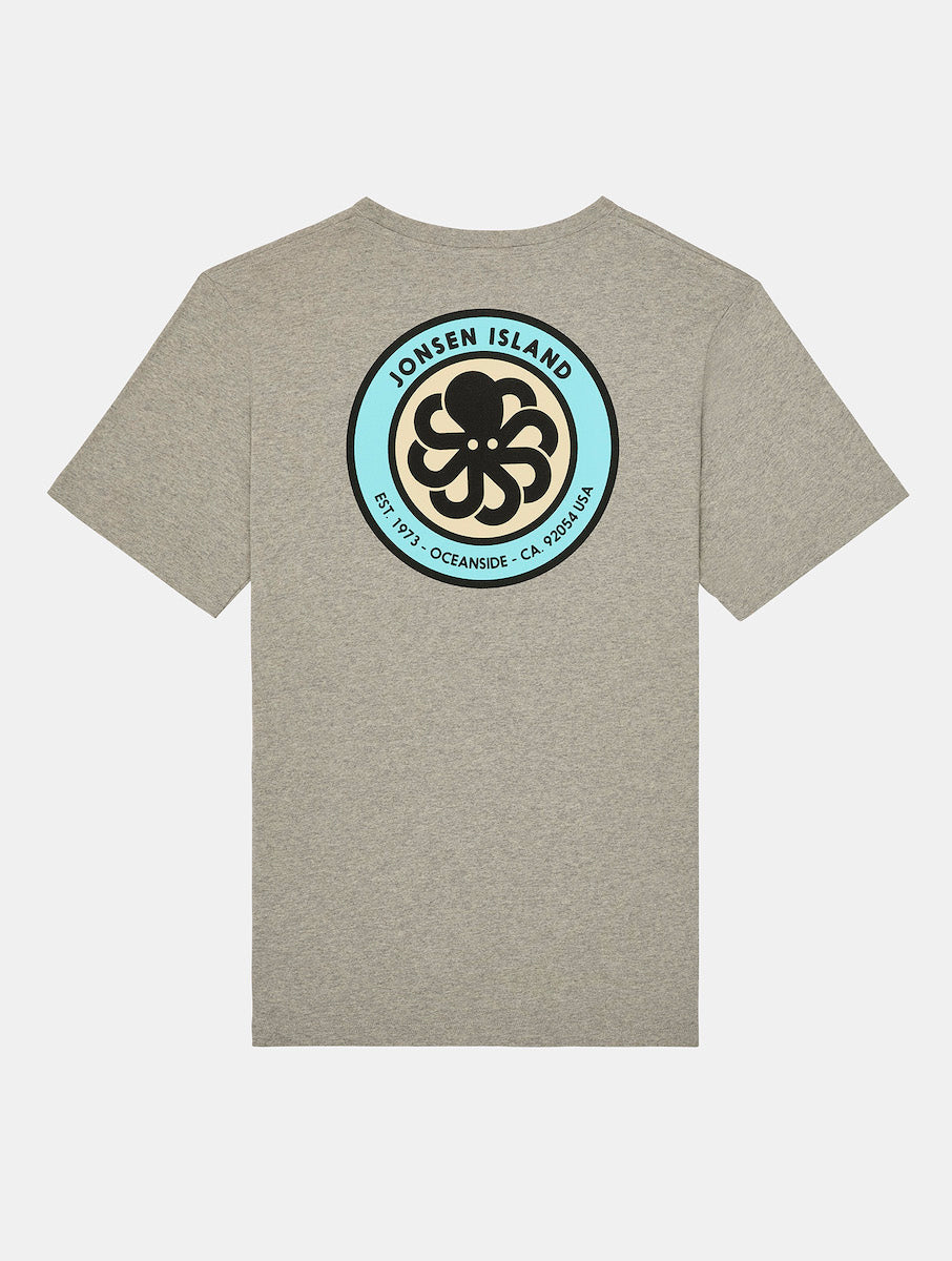 JONSEN ISLAND TEE SHIRT CLASSIC AUTHENTIC Heather grey