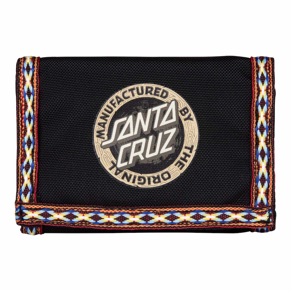 SANTA CRUZ PORTEFEUILLE CARVED MFG Black