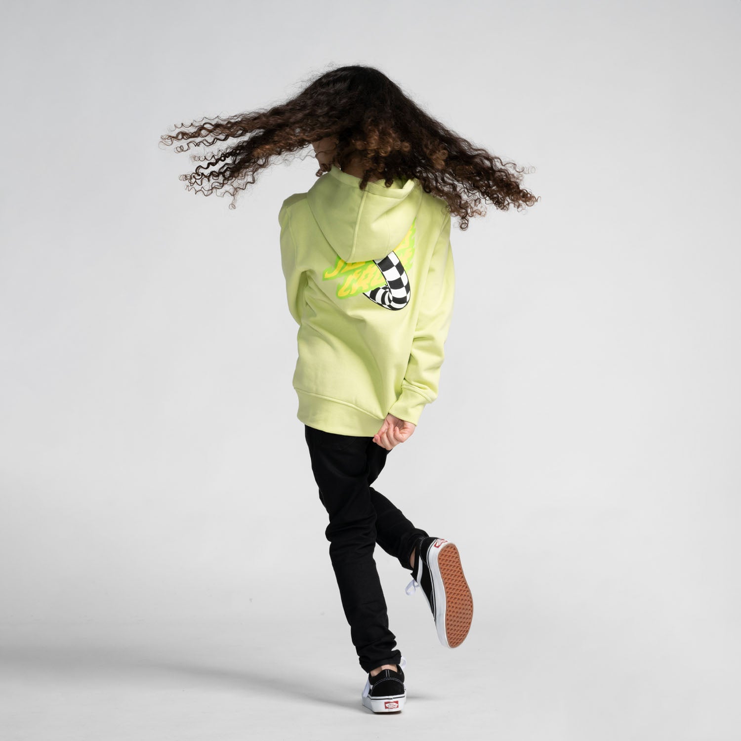 SANTA CRUZ SWEAT HODDIE JUNIOR GOAL FLAME Matcha