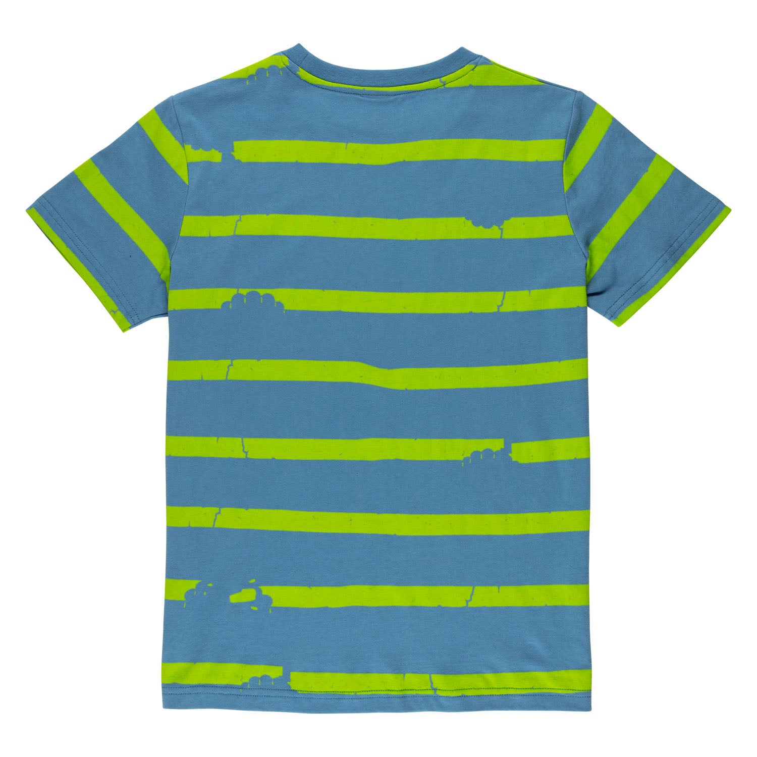 SANTA CRUZ TEE SHIRT JUNIOR SHARK BITE STRIPE Dusty Blue