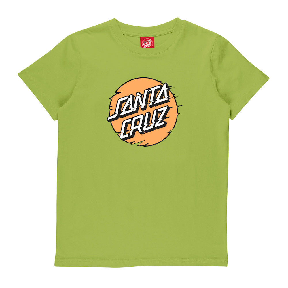 SANTA CRUZ TEE SHIRT JUNIOR VIVID OTHER DOT FRONT Apple