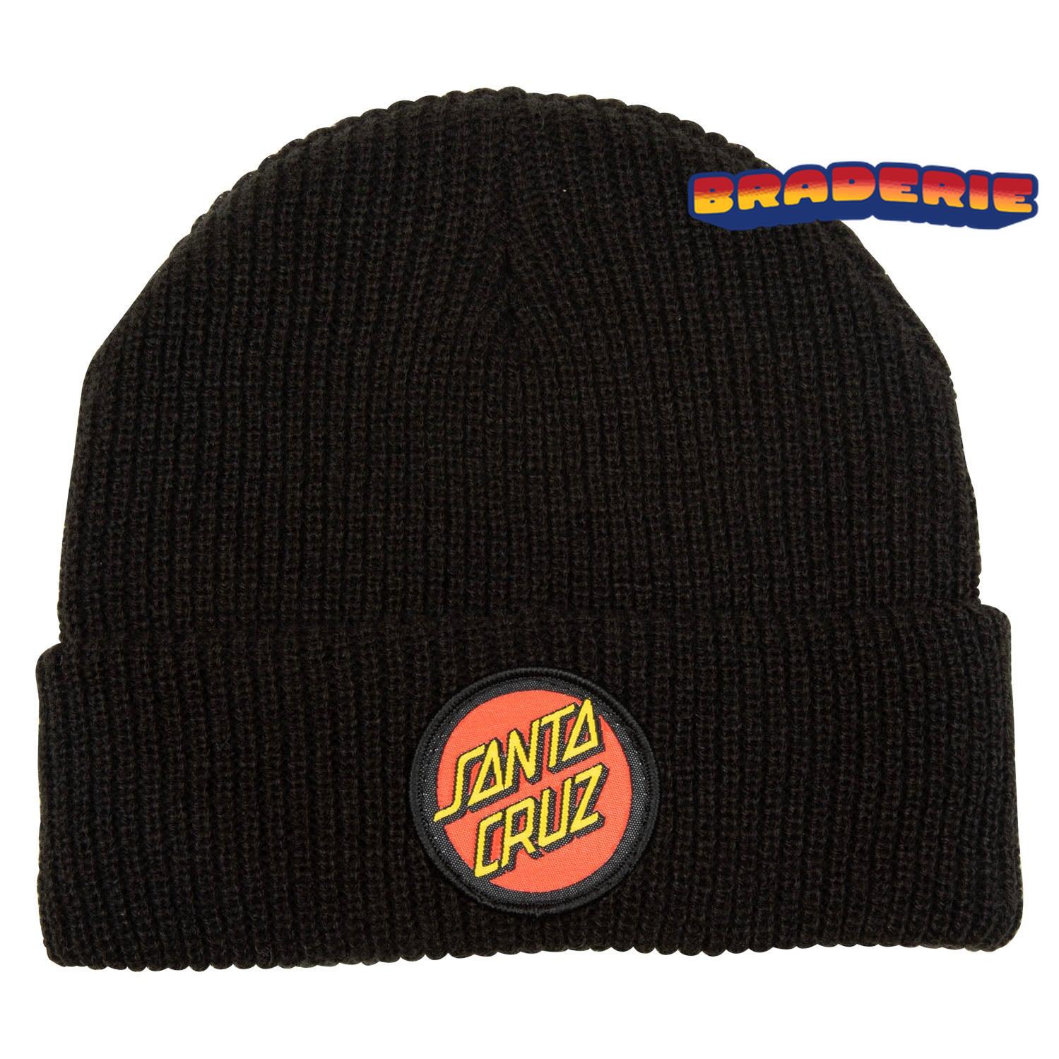 SANTA CRUZ BONNET JUNIOR CLASSIC DOT BEANIE Black