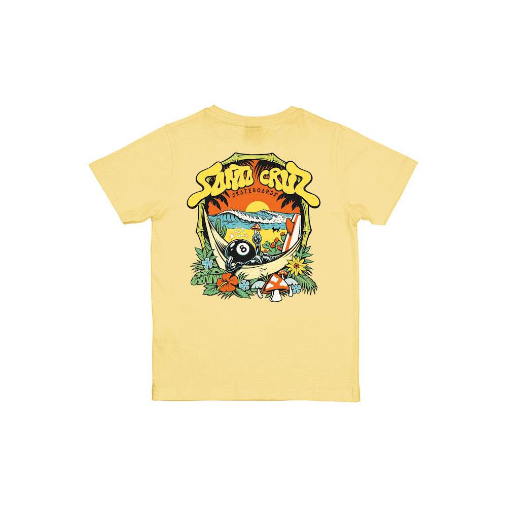 SANTA CRUZ ENFANT TEE SHIRT WINKOWSKI 8BALLER TRIP Butter