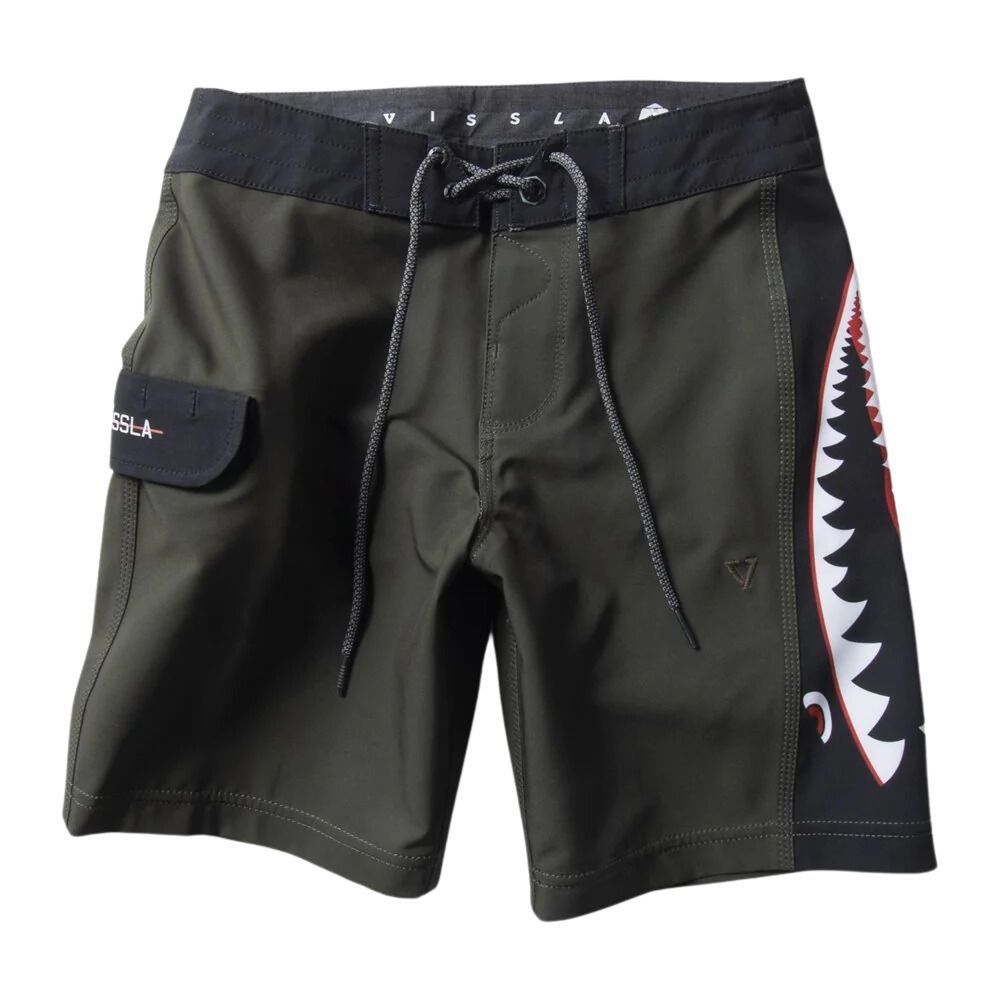 VISSLA ENFANT MAILLOT WARBIRD Kaki