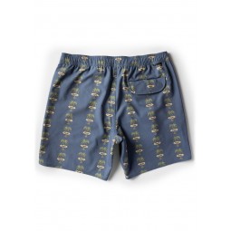 VISSLA BOARDSHORT ATOMIC PALMS 16.5" ECOLASTIC Midnight