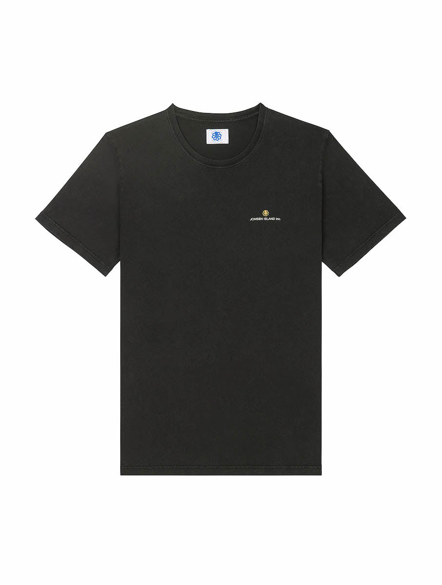 JONSEN ISLAND T-SHIRT CLASSIC OMNIA SOL Black fade out