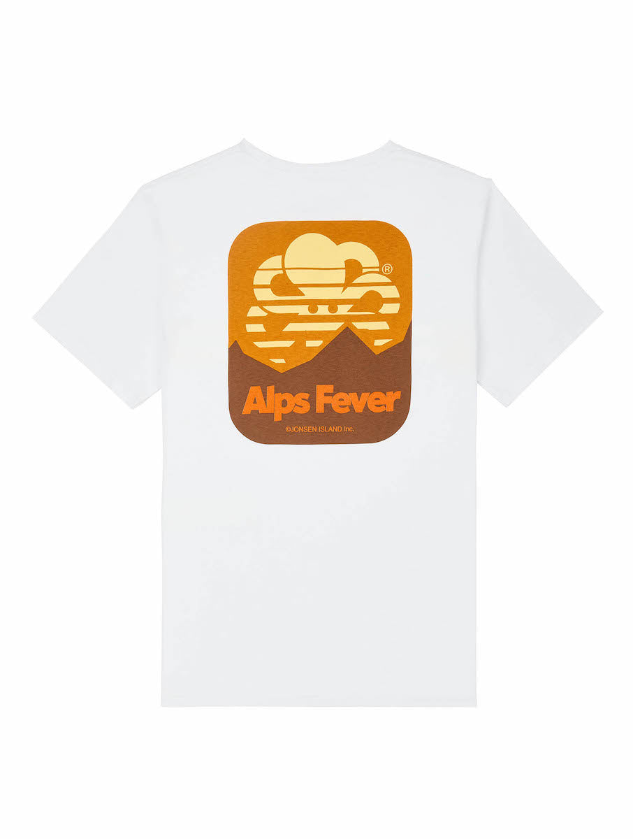 JONSEN ISLAND T-SHIRT CLASSIC ALPS FEVER White