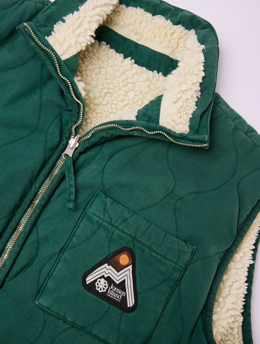 JONSEN ISLAND VESTE REVERSIBLE CAM Rain forest