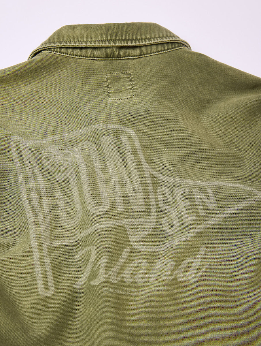 JONSEN ISLAND VESTE SAVI LASER MOLESKIN Ivy green
