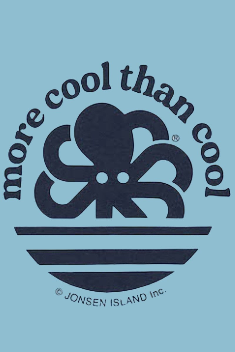JONSEN ISLAND T-SHIRT CLASSIC MORE COOL Adriatic blue
