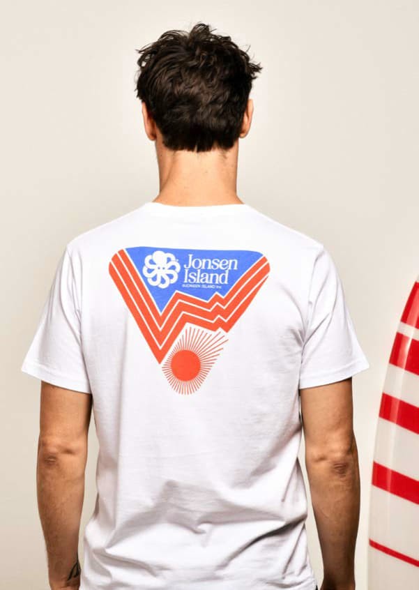 JONSEN ISLAND T-SHIRT CLASSIC SUNNY ALPS White