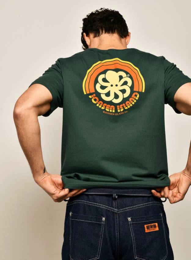 JONSEN ISLAND T-SHIRT CLASSIC RAINBOW Rain forest