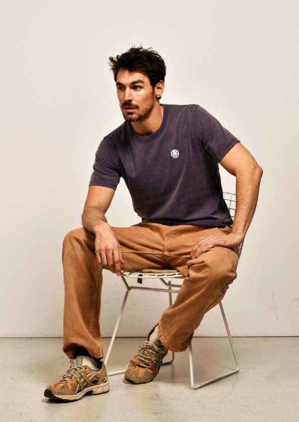 JONSEN ISLAND T-SHIRT CLASSIC MARLO Grape fade out