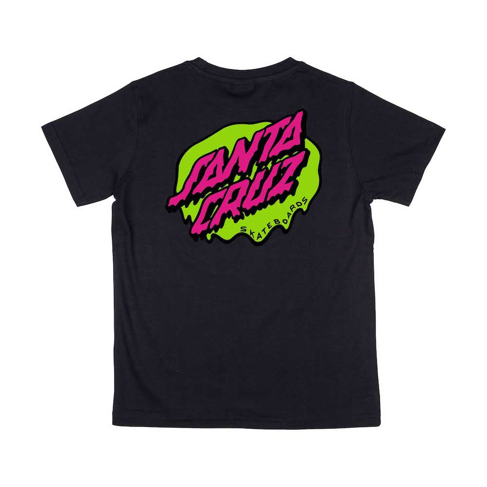 SANTA CRUZ ENFANT TEE SHIRT SLIME DOT Black