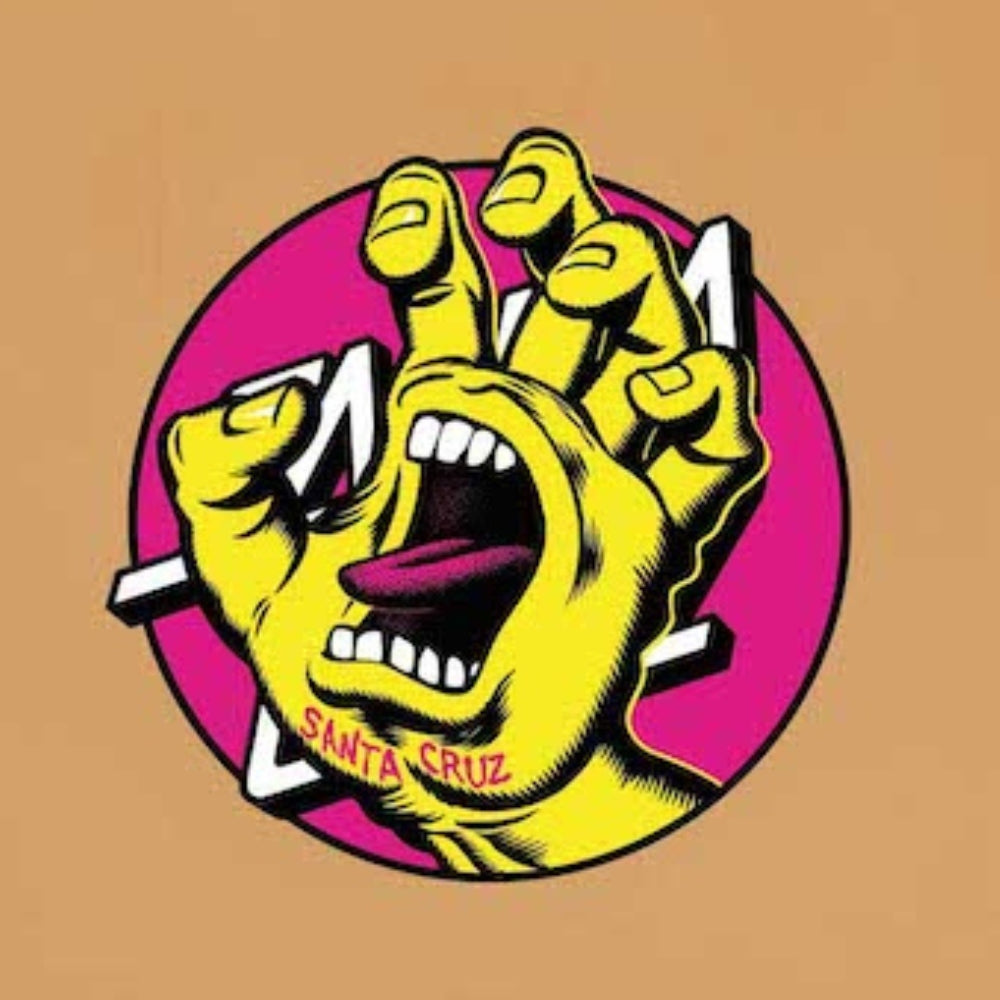 SANTA CRUZ ENFANT TEE SHIRT HAND DOT FRONT Wheat