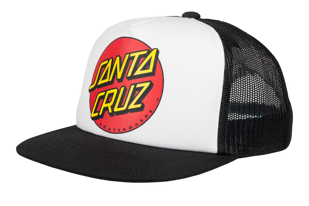 SANTA CRUZ ENFANT CASQUETTE CLASSIC DOT White/Black
