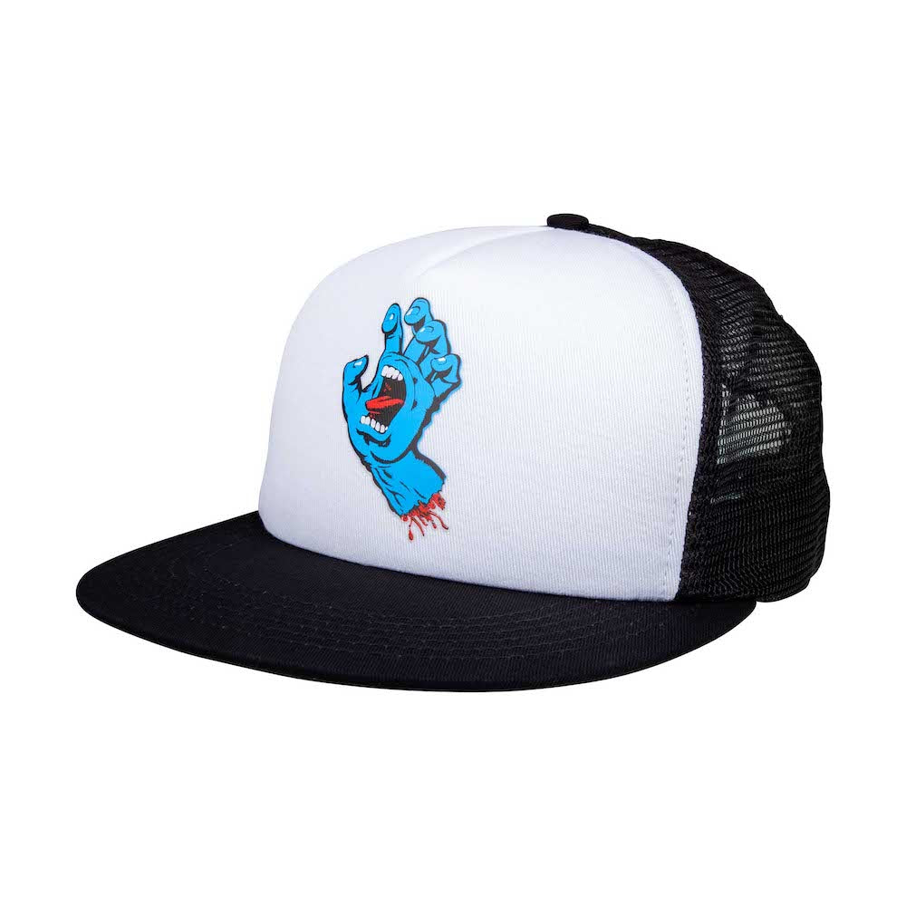 SANTA CRUZ CASQUETTE CLASSIC HAND MESHBACK White/Black