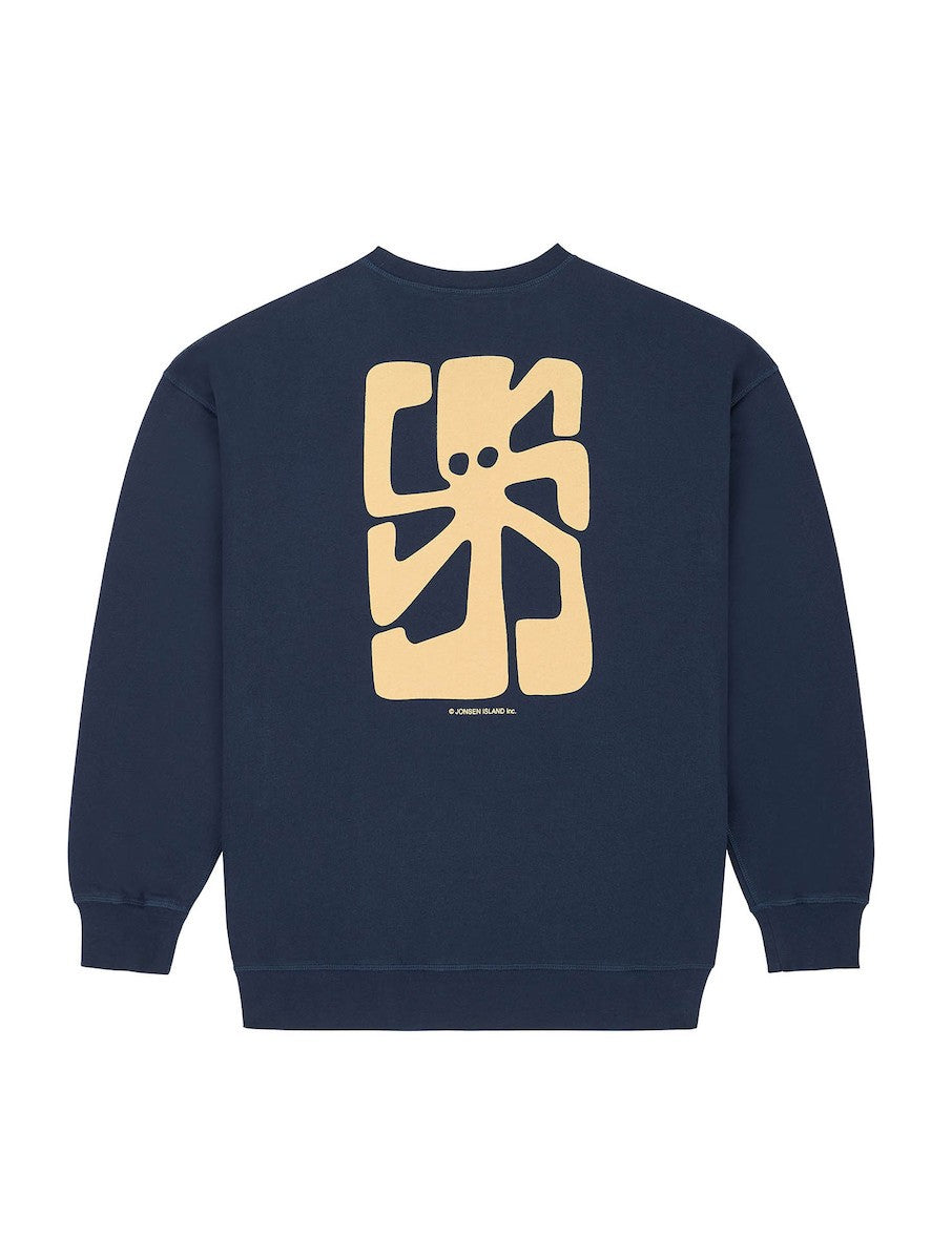 JONSEN ISLAND SWEATSHIRT CONFORT GUSTAVO THE ARTIST Navy