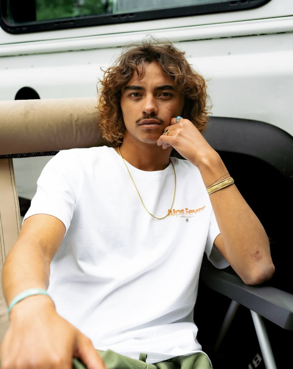 JONSEN ISLAND T-SHIRT CLASSIC ALPS FEVER White