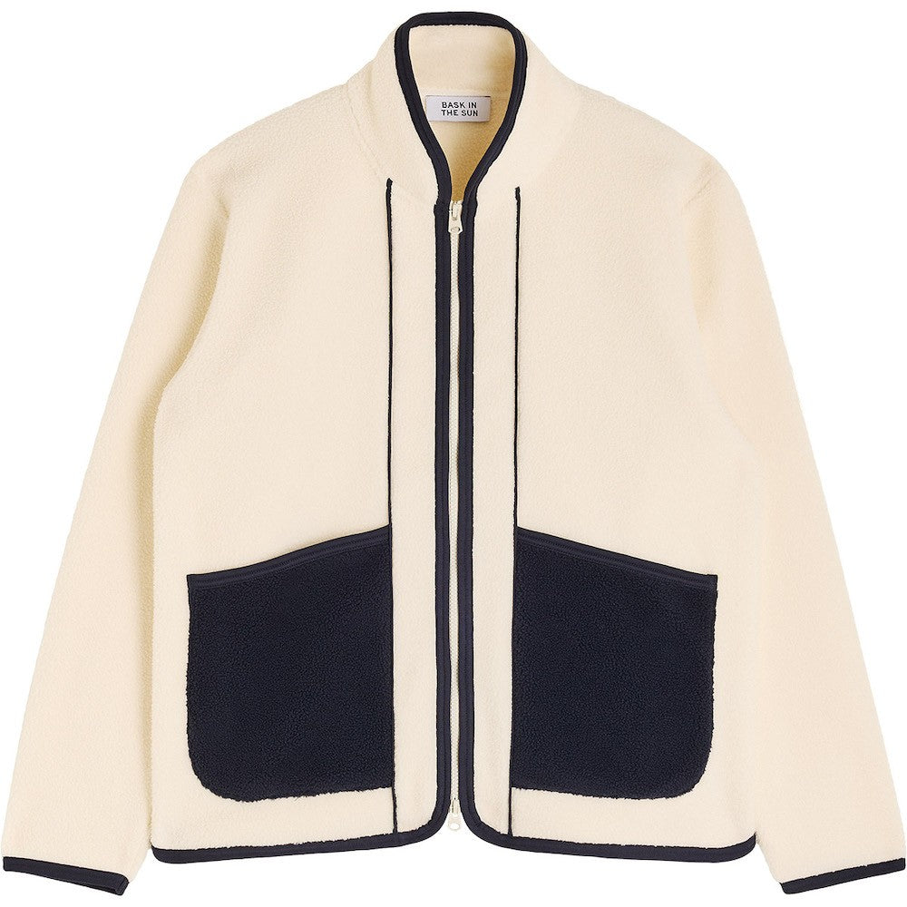 BASK IN THE SUN VESTE POLAIRE GOXO cream