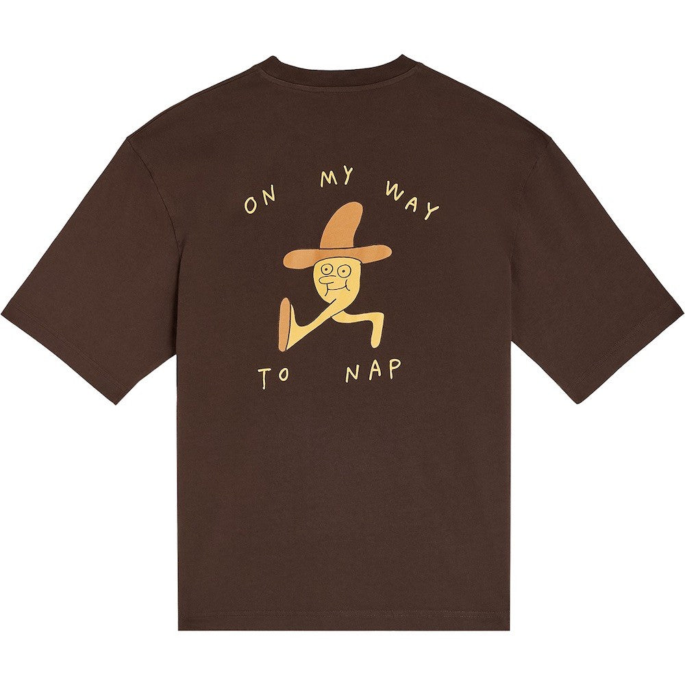 BASK IN THE SUN TEE SHIRT NAP chocolate