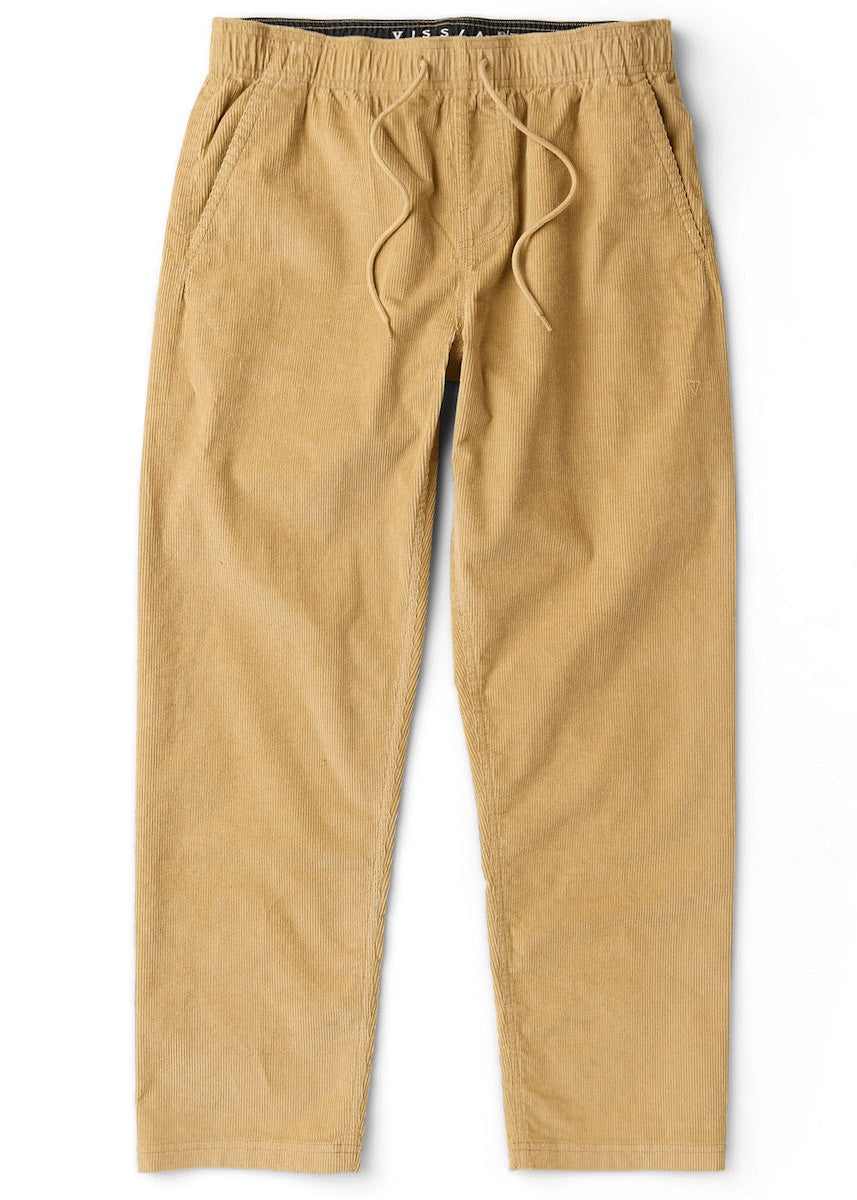 VISSLA PANTALON NO SEE UMS CORD ECO ELASTIC Beige
