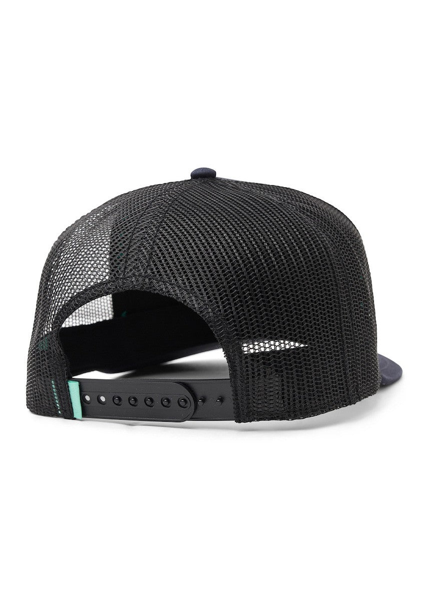 VISSLA CASQUETTE SOLID SETS TRUCKER Bleu