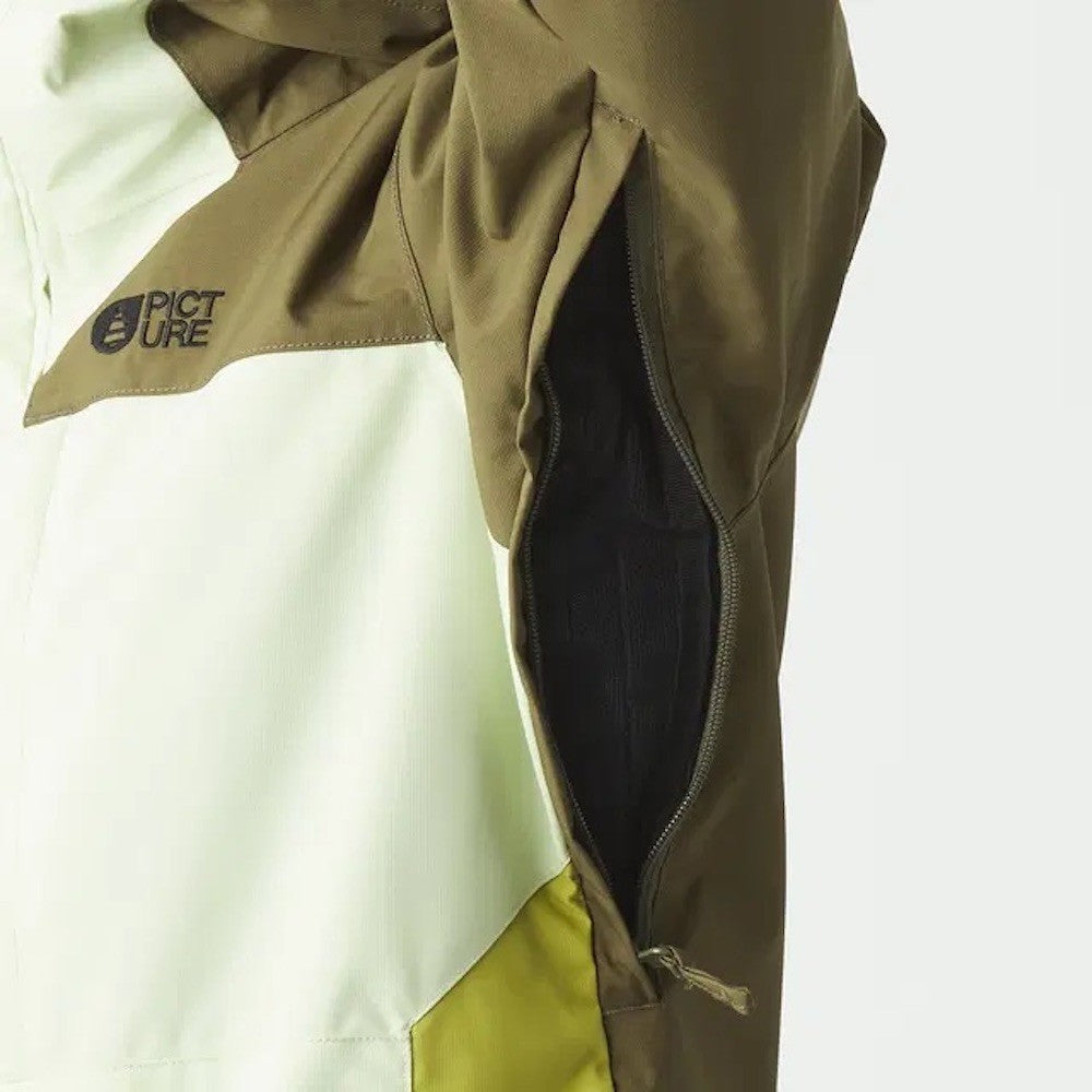 PICTURE VESTE SEAKREST JKT Tobacco Tender Green