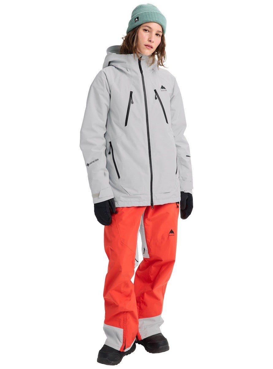 BURTON VESTE NEIGE FEMME RESERVE GORE-TEX 2L INSULATED JACKET Gray Cloud