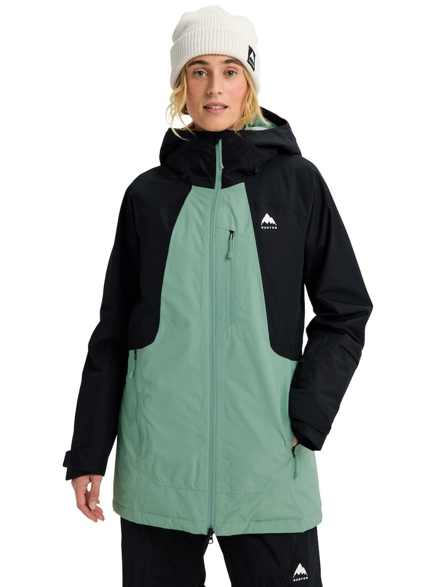 BURTON VESTE NEIGE FEMME RESERVE 2L INSULATED JACKET True Black/Soft Sage