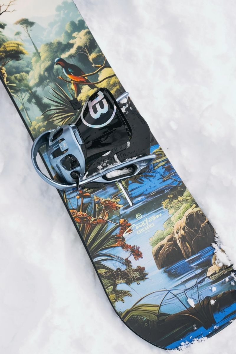 BURTON SNOWBOARD CUSTOM 162 Wide jungle