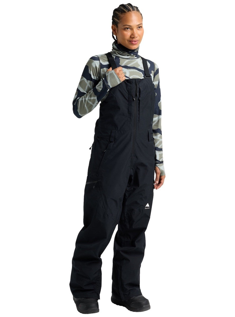 BURTON SALOPETTE NEIGE FEMME RESERVE GORE-TEX 2L BIBS True Black