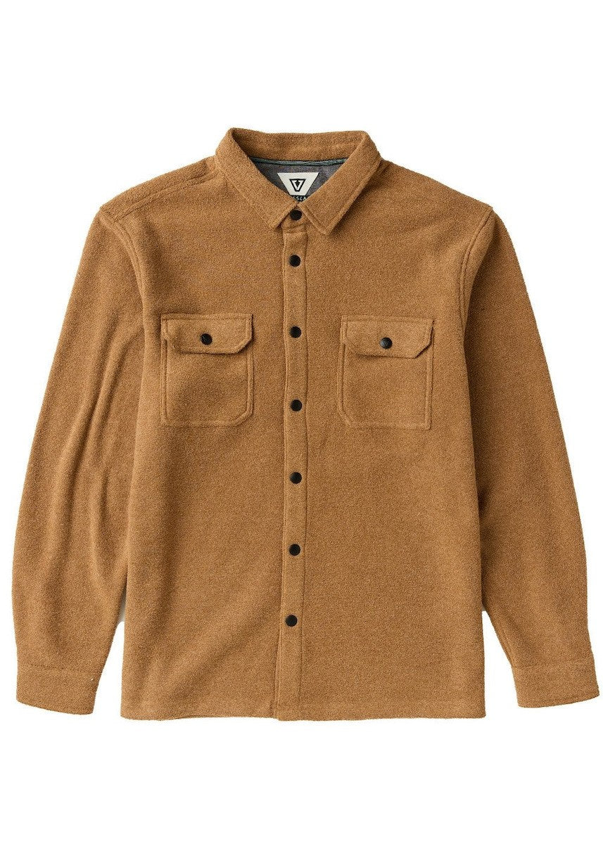 VISSLA CHEMISE LOOPER TERRY ECO LS Marron