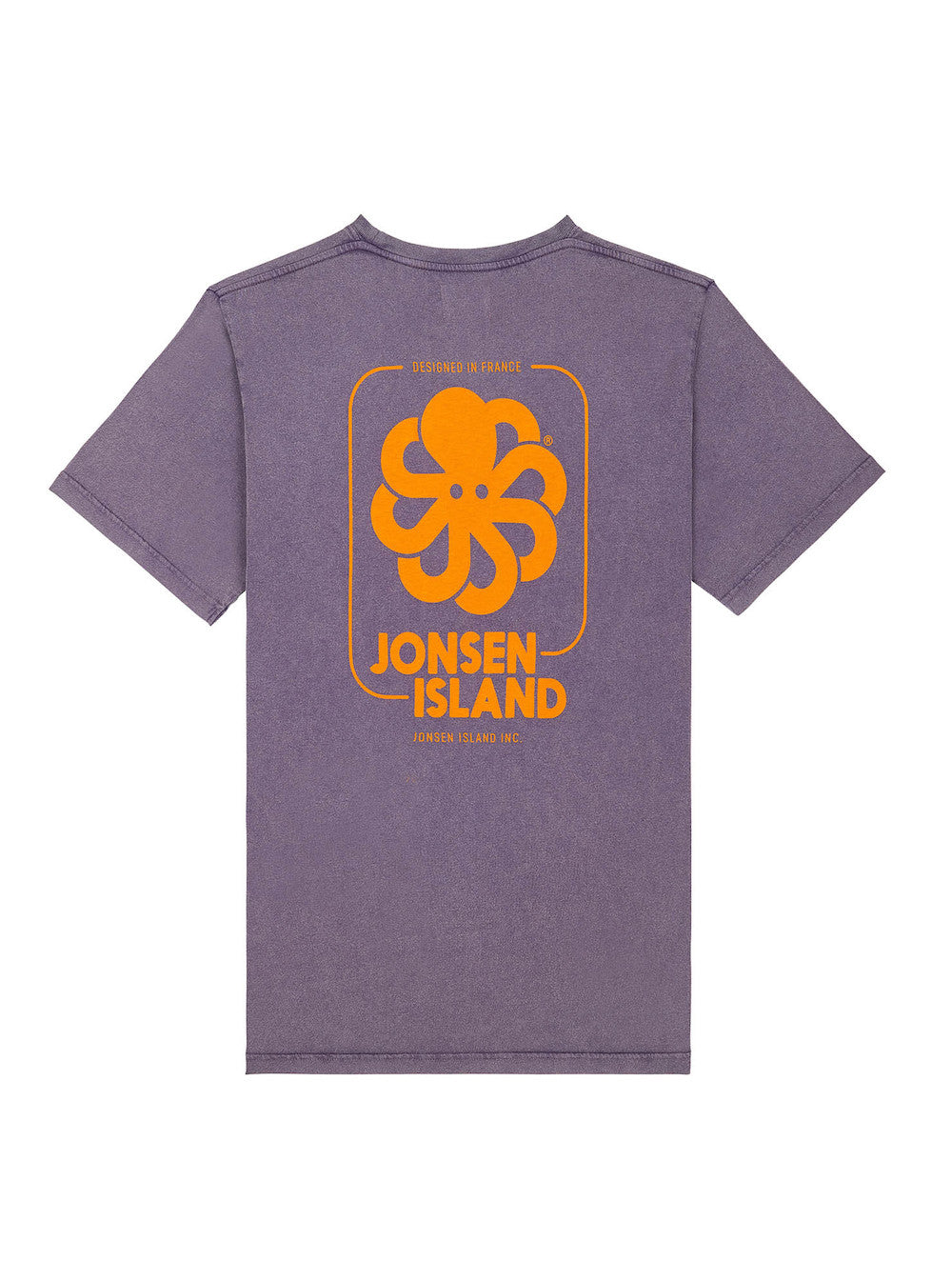 JONSEN TEE-SHIRT CLASSIC BIG LABEL Grape fade out