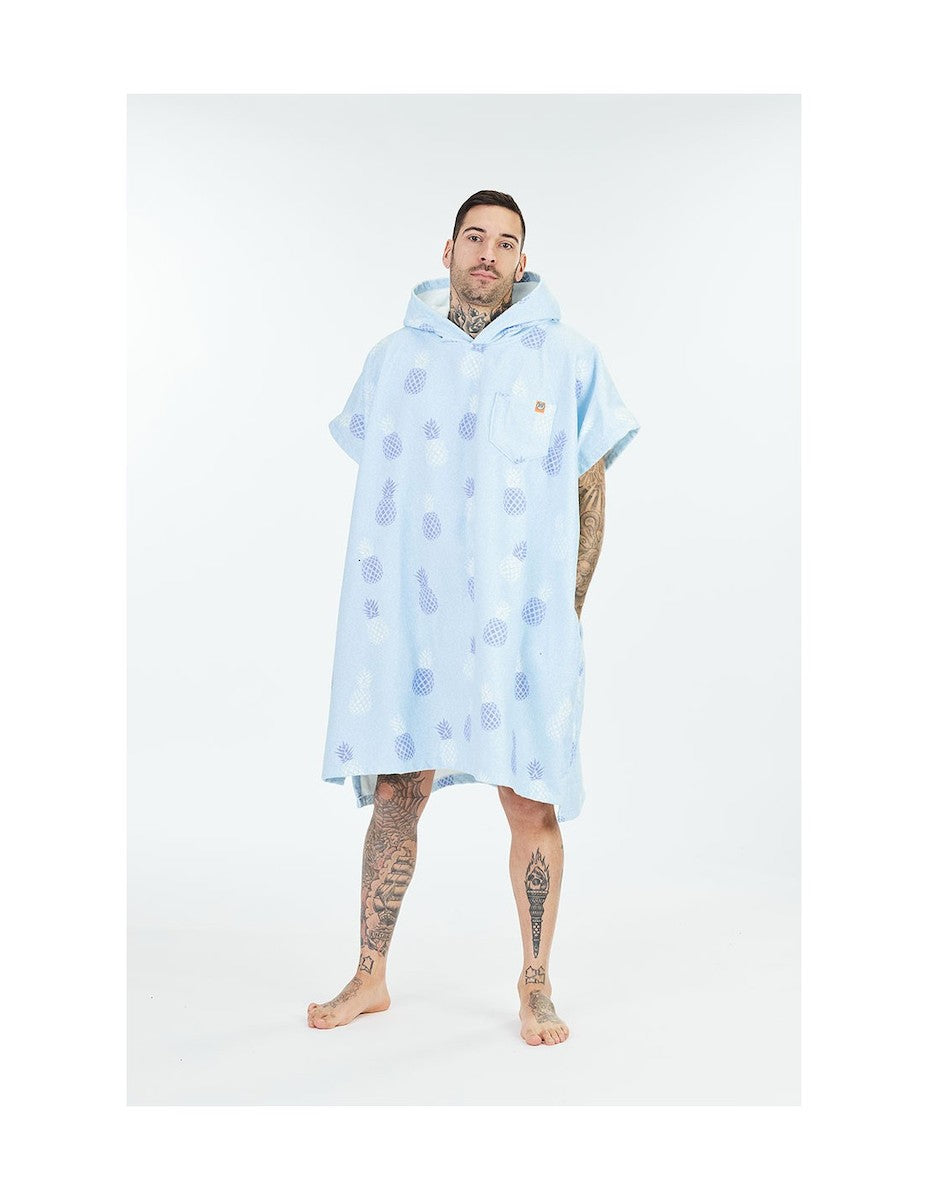 AFTER PONCHO PINEAPPLE blue