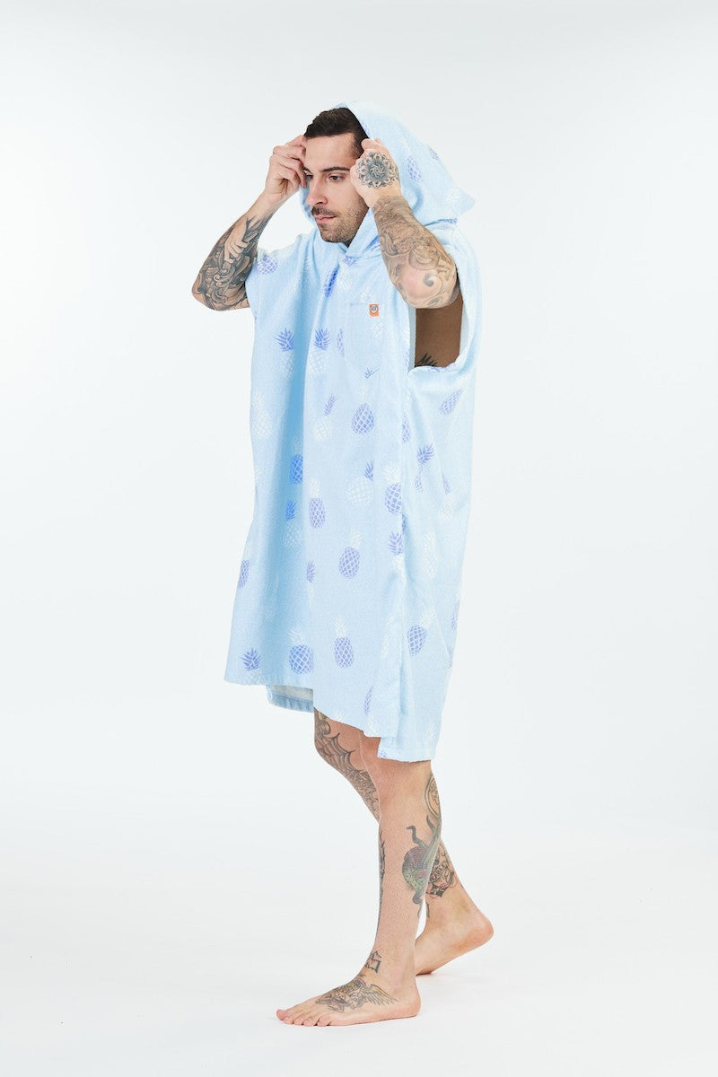 AFTER PONCHO PINEAPPLE blue