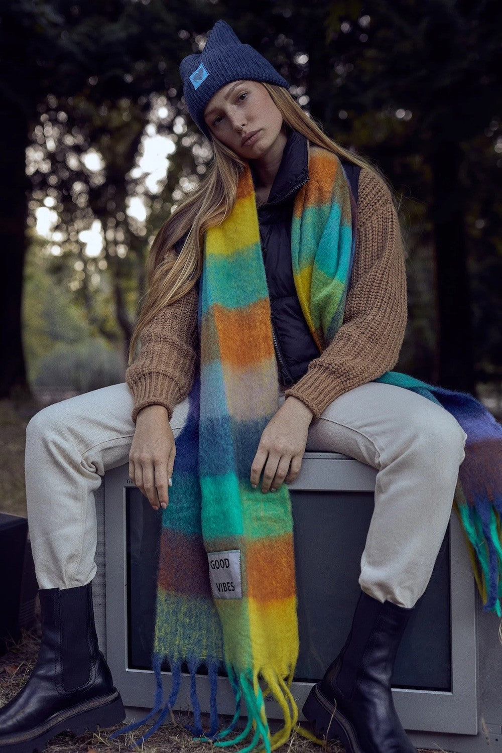 VERB TO DO ECHARPE GOOD VIBES multi