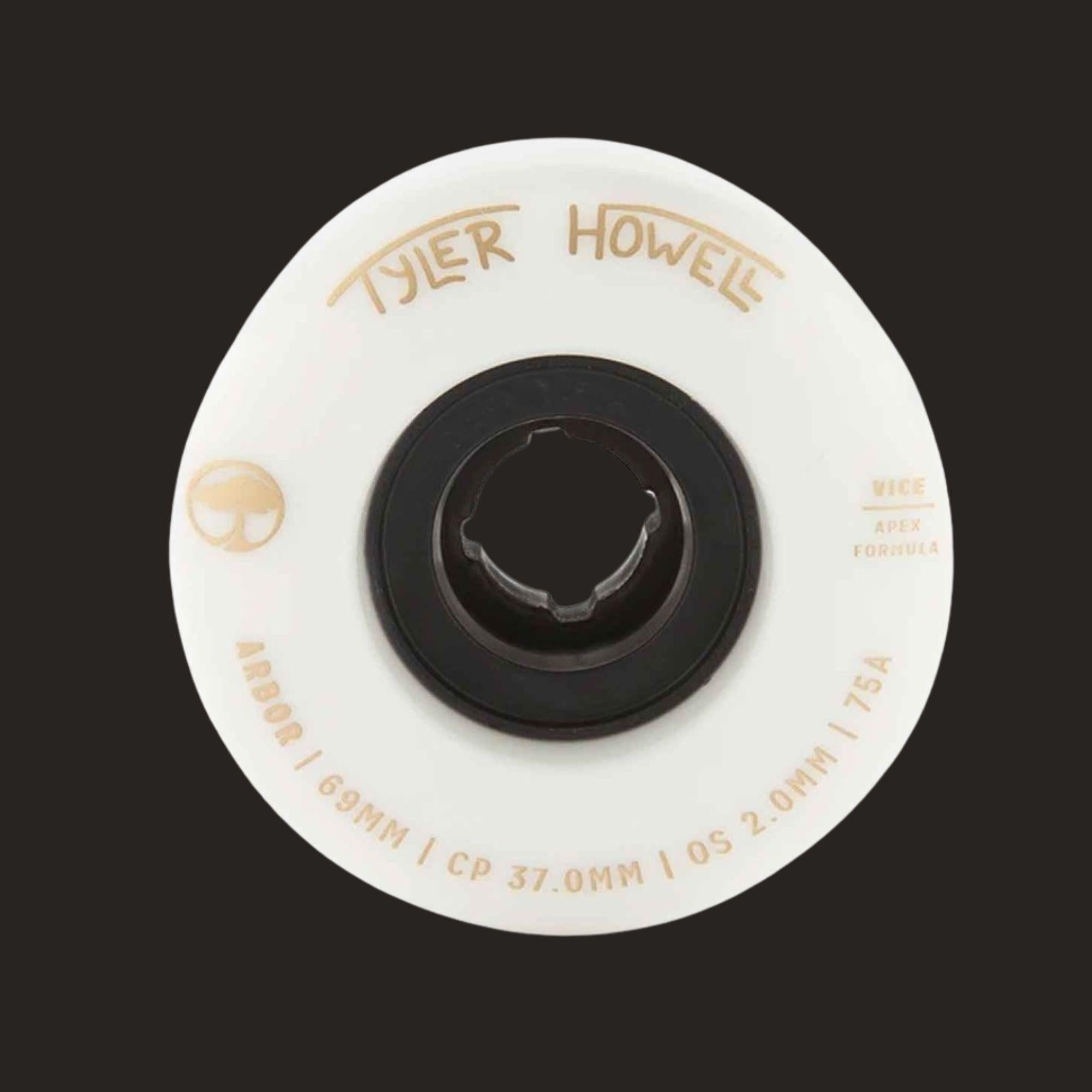 ARBOR ROUES SKATE TYLER HOWELL 69mm PACK 4 White