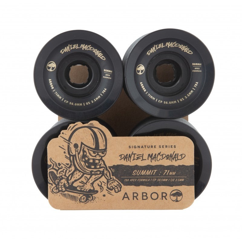 ARBOR ROUES SKATE SUMMIT DANIEL MACDONALD PACK 4 Black