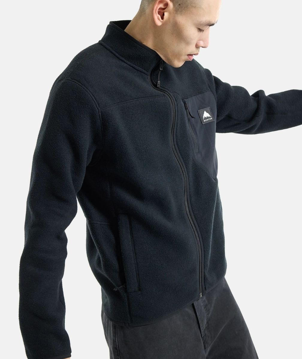 BURTON POLAIRE CINDER FULL ZIP True Black
