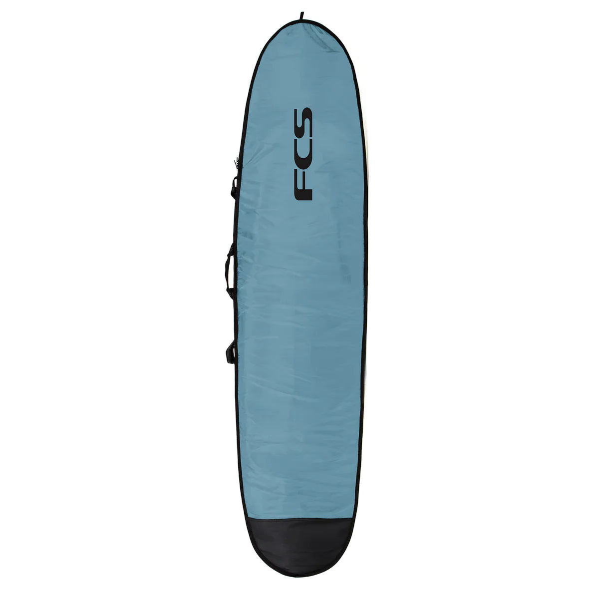 housse protection longboard bleu et noire vue face