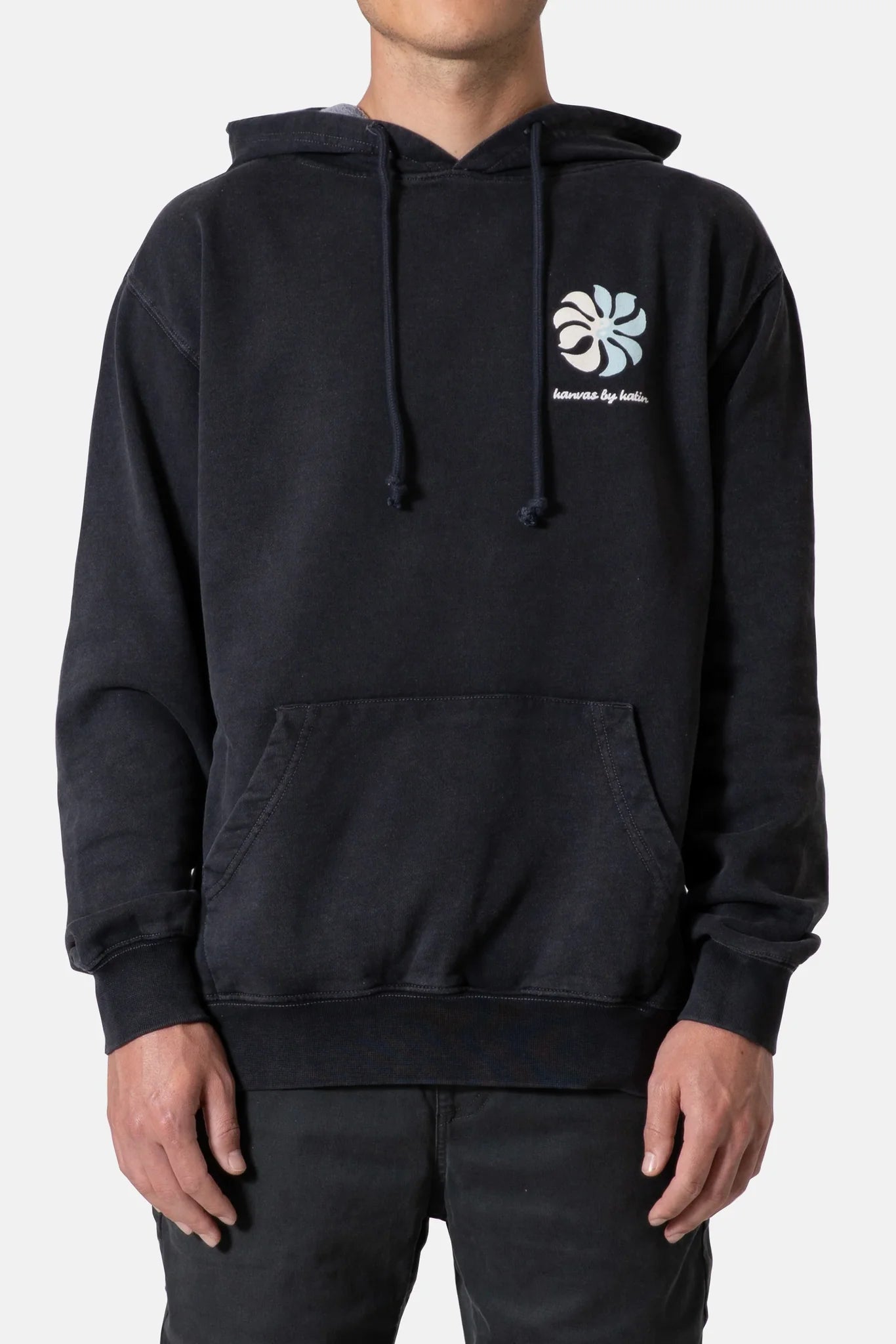 KATIN SWEAT SHIRT HOODIE TOGETHER Black wash