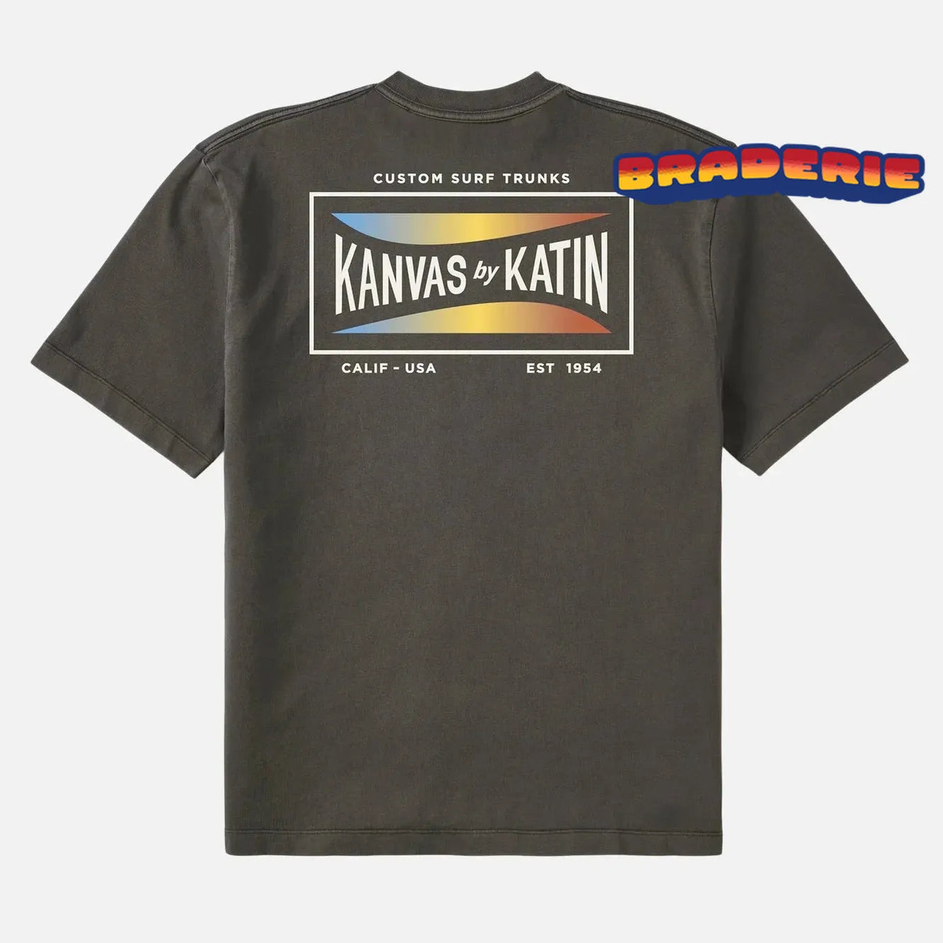 KATIN TEE SHIRT RELAXED SCRUBBER Black wash